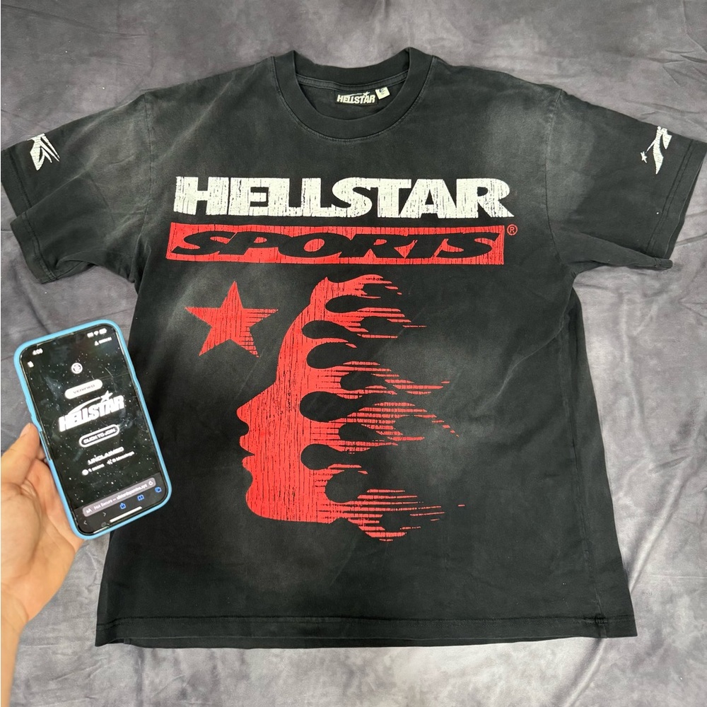 Authentic Hellstar T Shirt with NFC chip